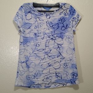 Simply Vera Wang floral top medium